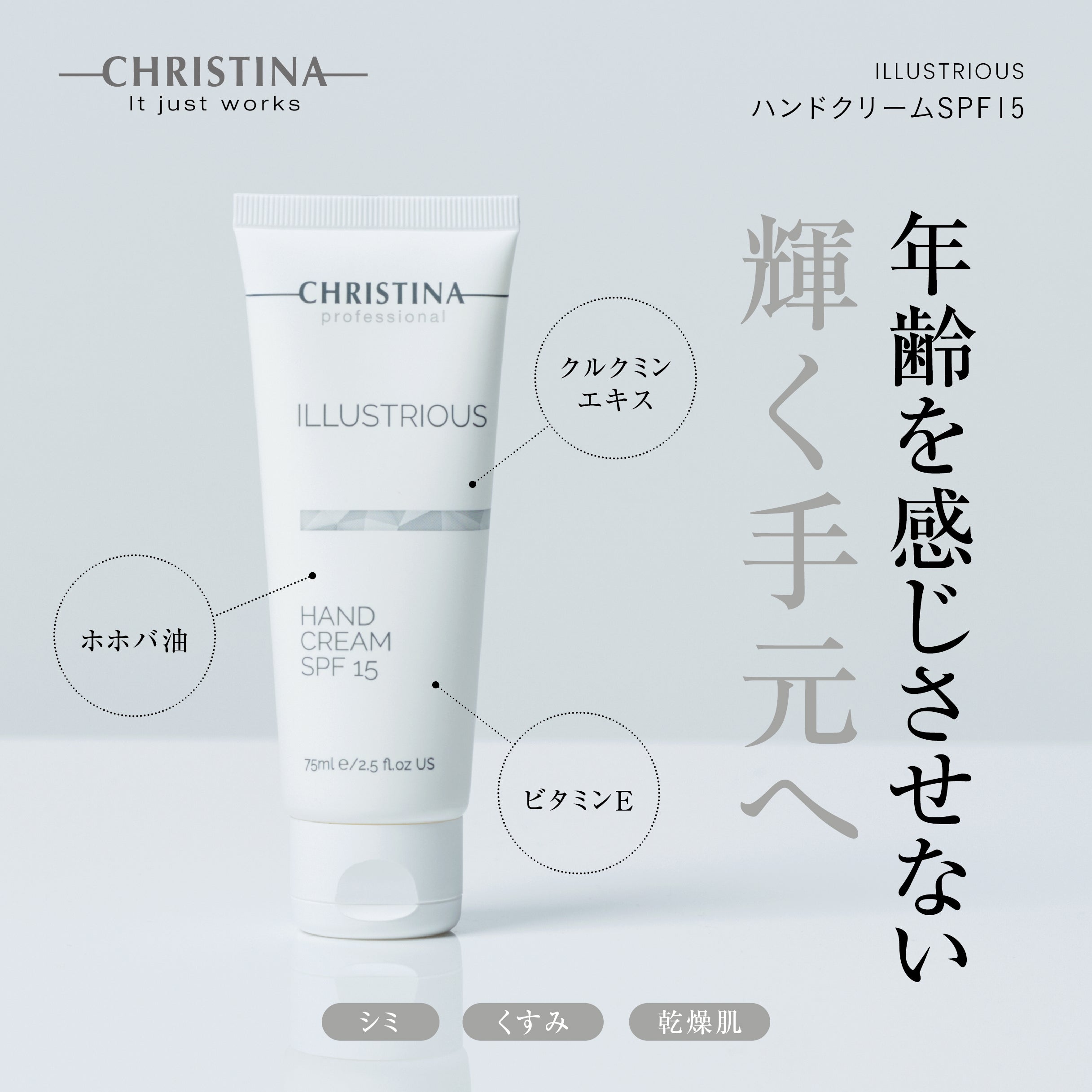 ハンドクリーム SPF15